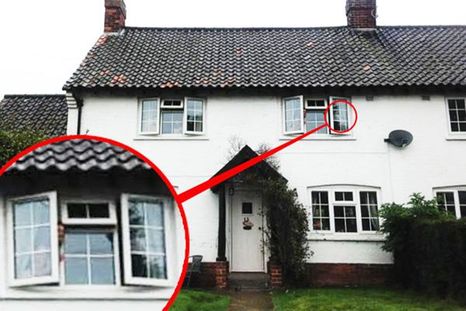 Tomó una foto de su hija y aparece el rostro de su madre muerta