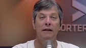El conductor respondió de manera polémica a las consultas de los cronistas.