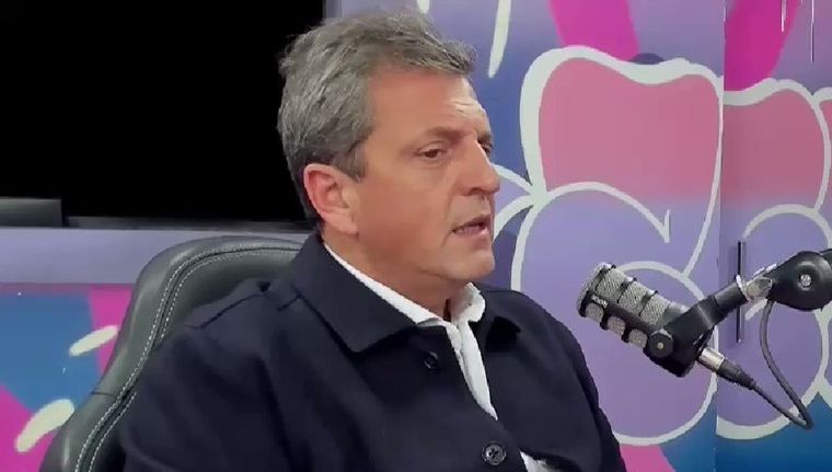 Sergio Massa Foto: Captura de pantalla