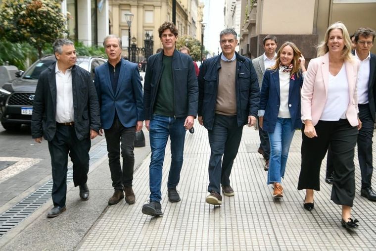 Jorge Macri Lousteau participó de una recorrida con Jorge Macri. Crédito: Prensa PRO Foto: PRO