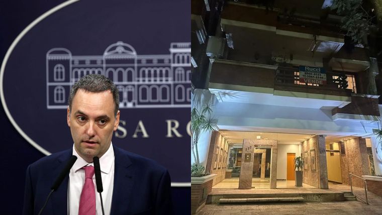 El departamento de Manuel Adorni en Caballito.