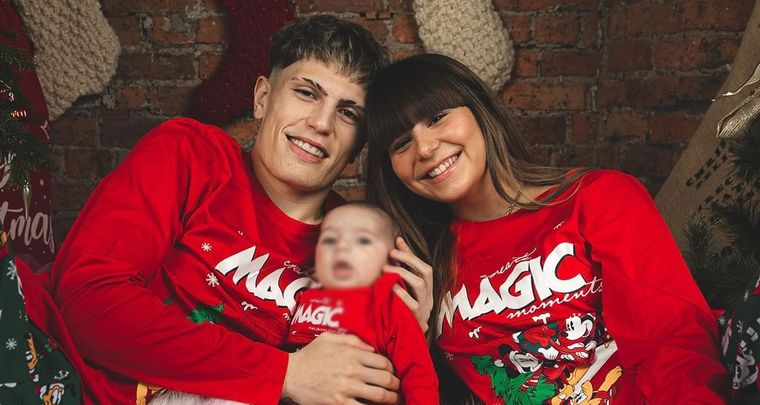 Garnacho, en el centro de los rumores de separación. Foto: Instagram Garnacho