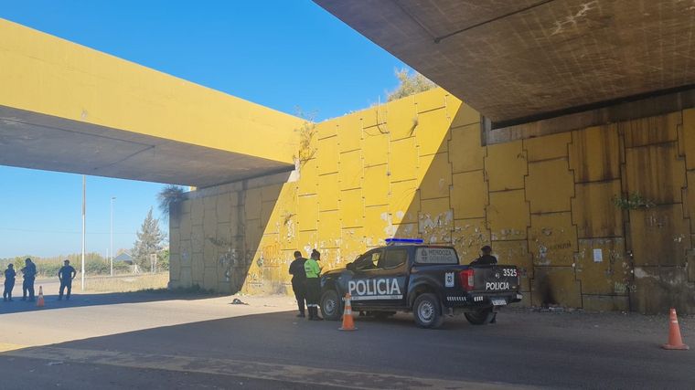 El puente en el cual ocurrió el hecho Foto: Gentileza