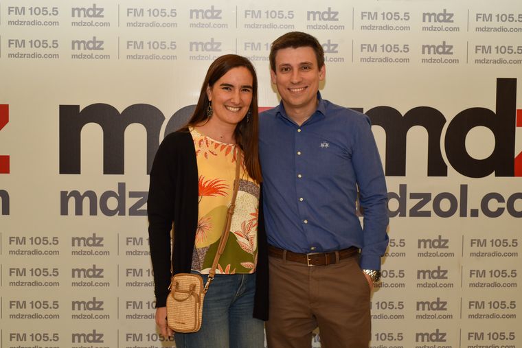 Verónica Chaves y Federico Garriga.