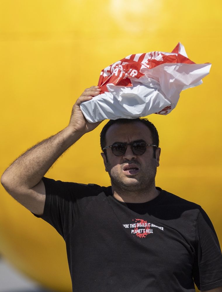 En Turquía, Irak, Irán y el Golfo Pérsico se registraron cifras por encima de los 60 grados. Foto: EFE