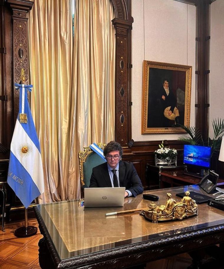 Impredecible. Javier Milei, difícil de entender para distintos sectores de poder. Foto: Noticias Argentinas