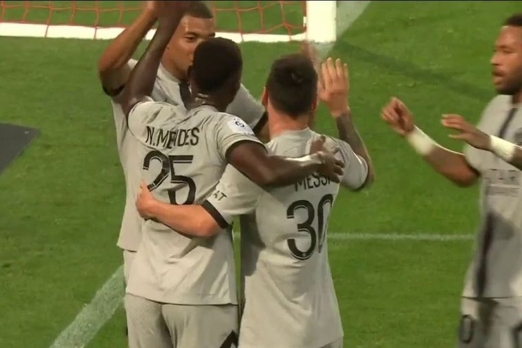 El PSG se florea ante el Lille con goles de todas sus figuras.
