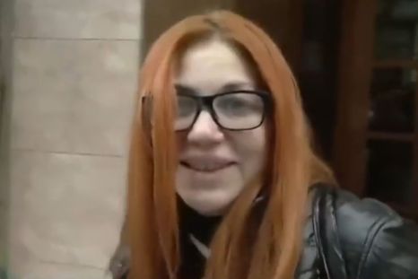 La vocalista en su primera aparición televisiva tras el escándalo. Foto: captura de pantalla América TV. La vocalista en su primera aparición televisiva tras el escándalo. Foto: captura de pantalla América TV.