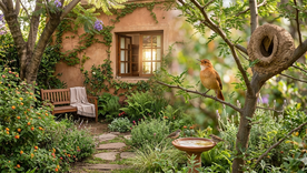 El canto de las aves combate el estrés de las personas. Fuente: IA Gemini. El canto de las aves combate el estrés de las personas. Fuente: IA Gemini.