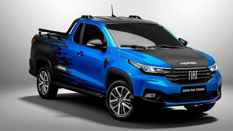 La nueva Fiat Strada con los accesorios oficiales Mopar.
