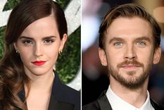 la primera foto de watson y stevens en la bella y la bestia