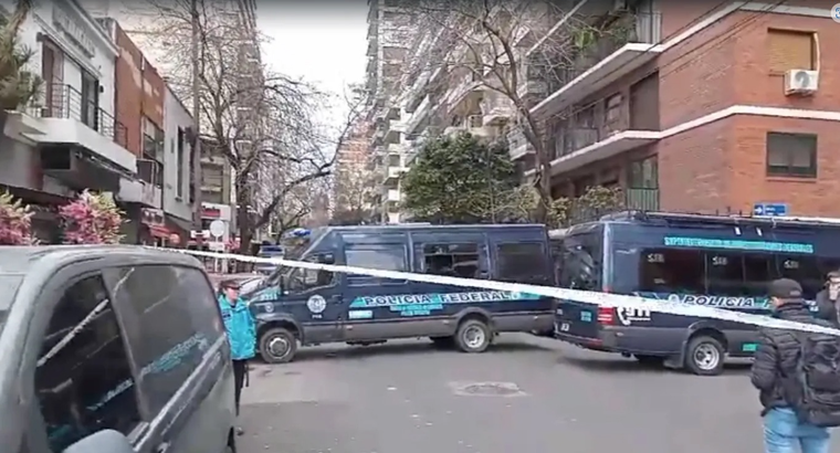 Motochorros le robaron a un diplomático turco y se tirotearon con la policía Foto: Captura de pantalla