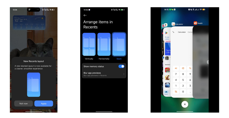 La nueva interfaz de HyperOS 3.1 facilita el uso de herramientas de multitarea en pantallas grandes. La nueva interfaz de HyperOS 3.1 facilita el uso de herramientas de multitarea en pantallas grandes.