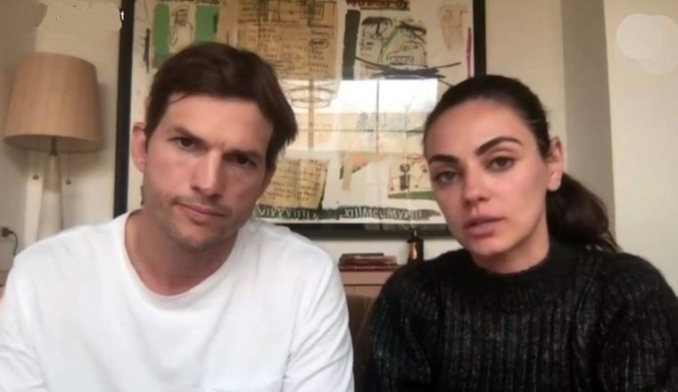 Mila Kunis triste por su marido La actriz contó su padecimiento durante el tratamiento de Ashton.