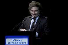 Milei compartió varios mensajes en redes sociales para celebrar el avance de la derecha en las elecciones europeas Foto: Juan Mateo Aberastain/MDZ