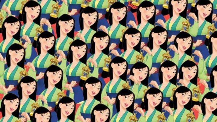 Acertijo visual, reto visual, Mulán Pinterest