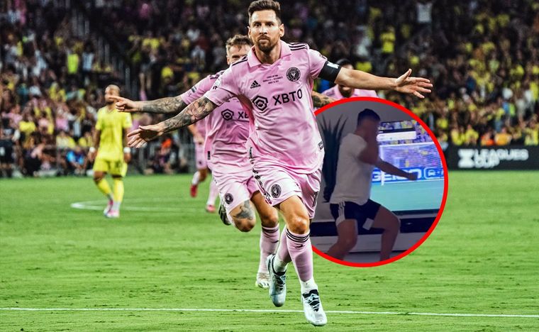 Lionel Messi fue campeón y el Kun lo siguió desde Miami.