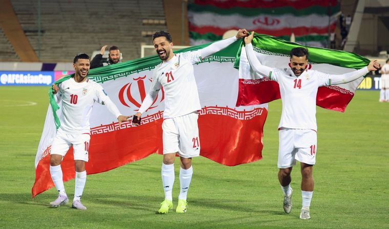 El festejo de la Selección de Irán tras clasificar al Mundial 2026. El festejo de la Selección de Irán tras clasificar al Mundial 2026. 