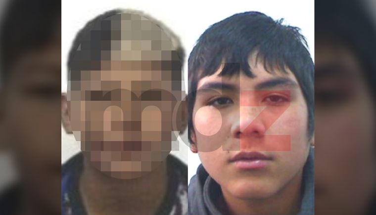 El hermano de 17 años de Joshua Garay Quiroga y su amigo Alejandro Contreras, dos de los heridos. El hermano de 17 años de Joshua Garay Quiroga y su amigo Alejandro Contreras, dos de los heridos.