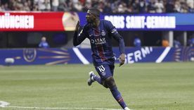 Ousmane Dembelé, autor del segundo gol que selló la victoria del PSG ante el Bayern Múnich en los cuartos de final