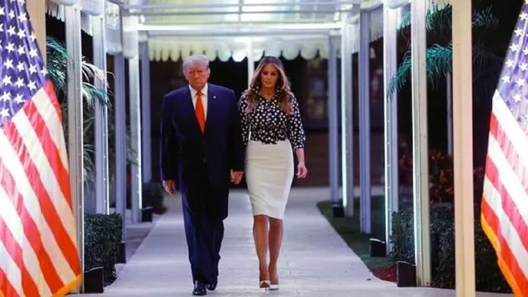 Trump hizo el anuncio desde su residencia de Florida. Foto: Reuters