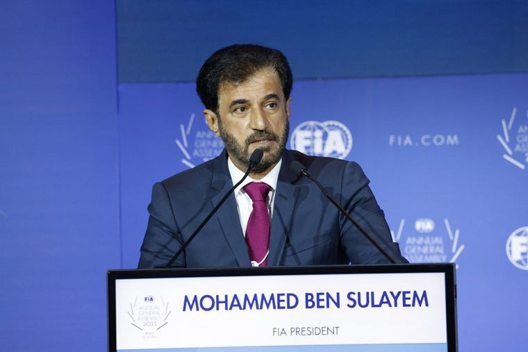 Mohammed Ben Sulayem habló sobre el pedido de los pilotos y de la posibilidad de sumar una nueva escudería en la temporada 2026 de la Fórmula 1. Foto: FIA