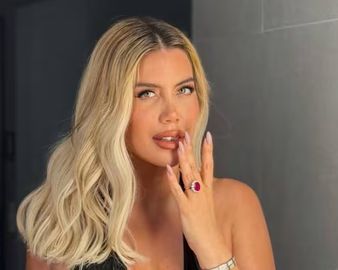 Wanda Nara, conductora de Telefe.&nbsp;