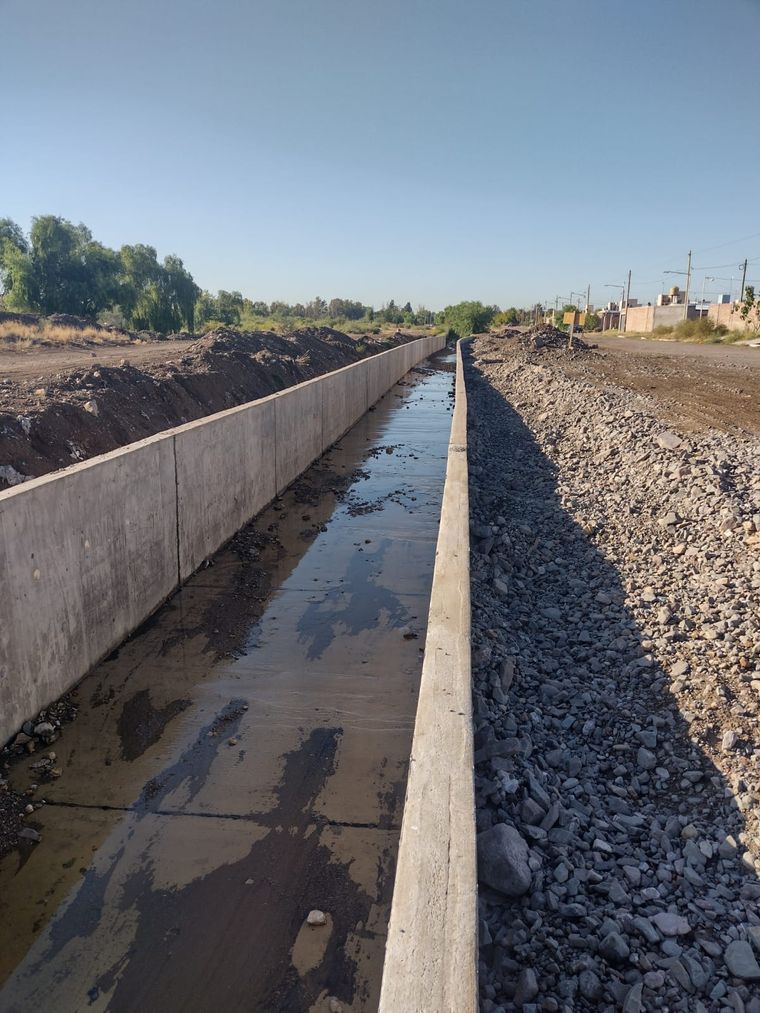 El colector Boulogne Sur Mer es un hecho. Foto: Prensa Gobierno Mendoza