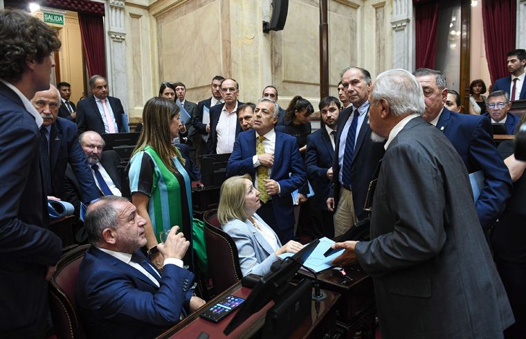 Juntos por el Cambio Juntos por el Cambio busca llegar a 37 votos para aprobar la media sanción. Crédito: NA Foto: Noticias Argentinas