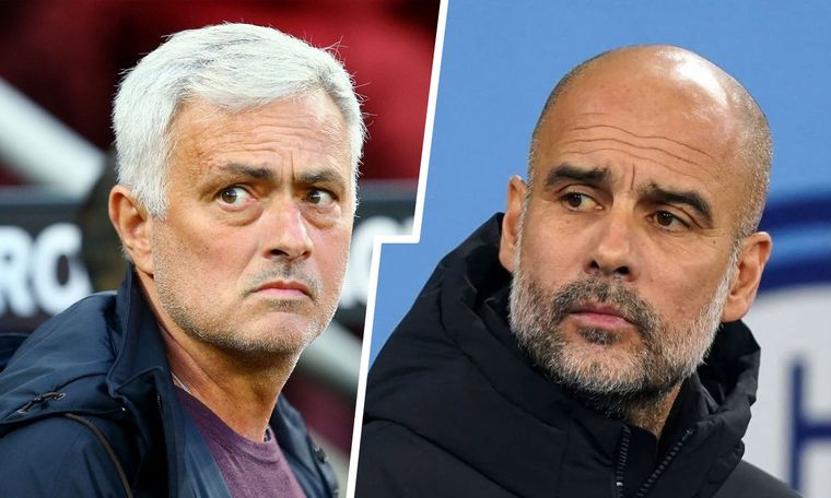 Mourinho se refirió al Manchester City de Pep Guardiola.