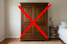 Adiós a este tipo de ropero con puertas. Fuente: IA Gemini.