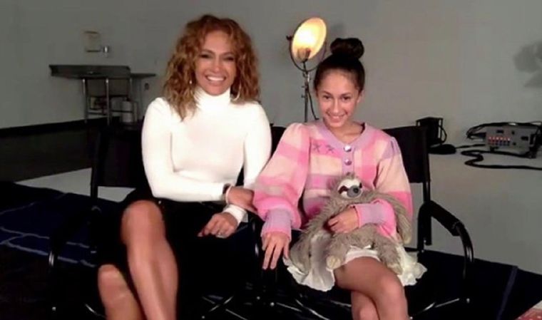 Jennifer Lopez junto a su hija Emme Muñiz Foto: Instagram