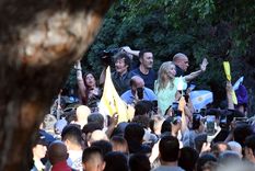milei se mostro con militantes en chaco y pidio no volver al modelo del pasado con argentinos mendigando