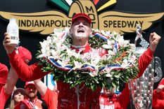 El flamante ganador de las 500 millas. Foto: @IndyCar