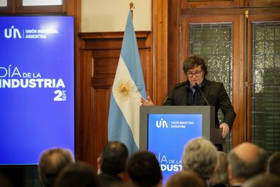 MDZol | Durante el acto por el Día de la Industria el presidente Javier Milei ratificó que en diciembre se terminará el Impuesto PAIS. Foto: Presidencia de la Nación