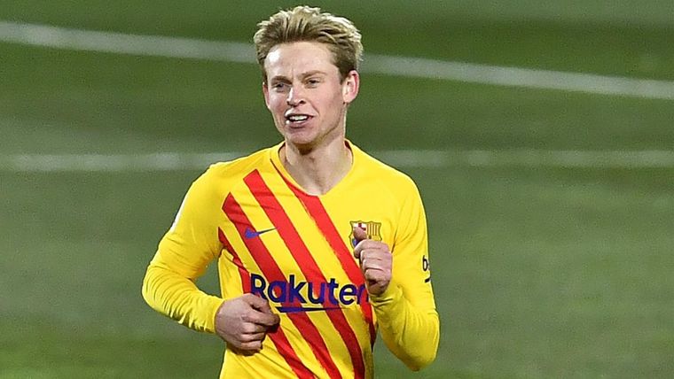 Frenkie de Jong, autor del gol. Foto: Barcelona