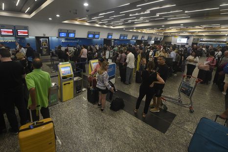 Una imagen de Aeroparque, en Buenos Aires. Foto: Juan Mateo Aberastain Zubimendi