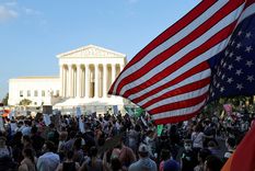 Marchas y personalidades se pronunciaron tanto a favor como en contra de la disposición de la Corte de EE. UU Foto: Marca