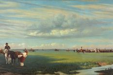 “Un alto en el campo” óleo de 1861, colección MNBA. Foto: Gentileza: MNBA