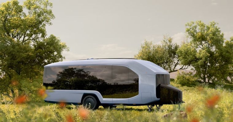 Esta autocaravana se puede controlar con el celular Foto: Pebble
