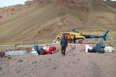 Imagen ilustrativa de rescate en el Aconcagua. Foto: Gobierno de Mendoza