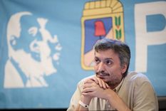 Máximo Kirchner se bajó de la Asamblea Legislativa. Nuevo desplante ante Alberto Fernández. Foto: Twitter La Cámpora