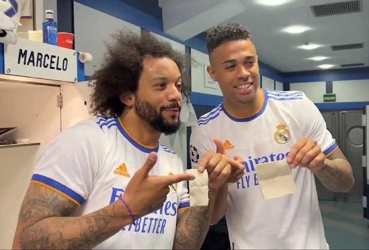 Marcelo con Mariano Díaz Mejía. Foto: Captura