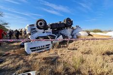 El accidente se registró sobre la ruta 27 en La Rioja. El accidente se registró sobre la ruta 27 en La Rioja.