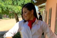 Jade Callaú, la joven que ganó un concurso de belleza en Bolivia y ahora está detenida en Ezeiza acusada de narcotráfico.&nbsp; &nbsp;