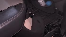 Una pareja llegó a Mendoza y en menos de tres horas sufrió un robo. Foto: captura de video.