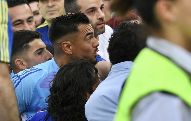 El arquero protagonizó un verdadero escándalo. Foto: Fotobaires