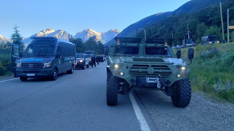 Algunas de las imágenes del inicio del operativo