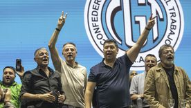 La CGT denunció los destrozos en la sede del sindicato que conduce uno de sus líderes, Cristian Jerónimo, a días de la marcha por la reforma laboral. La CGT denunció los destrozos en la sede del sindicato que conduce uno de sus líderes, Cristian Jerónimo, a días de la marcha por la reforma laboral.