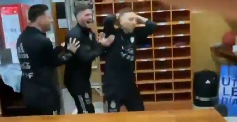 Messi, De Paul y el Papu Gómez, a pura risa en el predio de Ezeiza